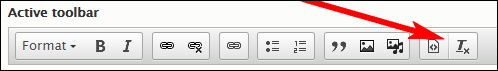 Divider added between toolbar buttons