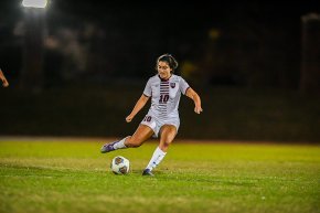 Neve Duston playing soccer