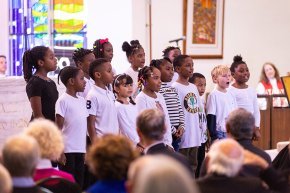 Koinonia Children's Choir of Columbia sings in Christ Chapel