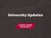 University Updates text with Lenoir-Rhyne University logo